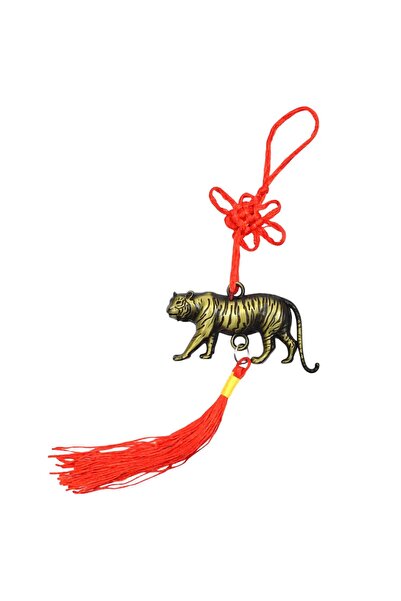 Feng Shui Amuleta cu tigru si nod mistic