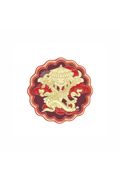 Feng Shui Abtibild sticker cu cele 4 arme pentru protectie - mic