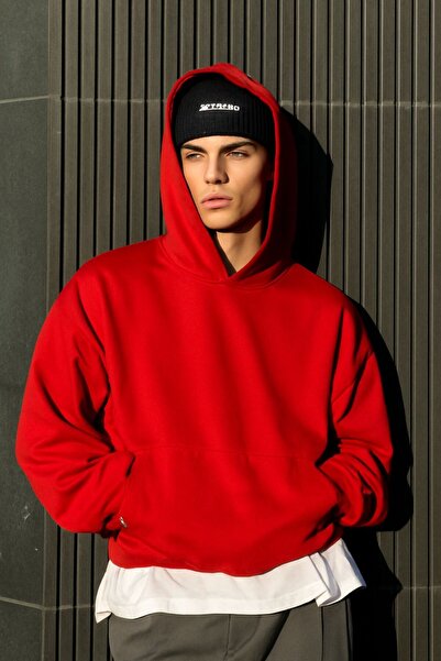 DM DOLCE MORE سترة رياضية بقلنسوة مطبوعة من القطن الممشط بثلاث خيوط للجنسين