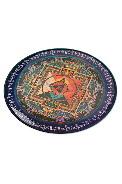 Feng Shui Abtibild sticker 3D cu Mandala Hayagriva