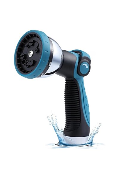 Manolex Pistol pentru furtun de gradina 16 x 12 X 6.5 Cm, rezistent, anti-rugina, ajustabil, 10 functii