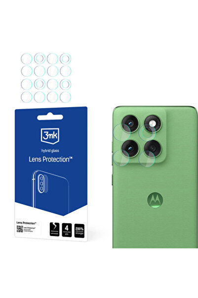 Motorola [Pachet 4x] Protecție lentilă Edge 60 3mk, transparentă