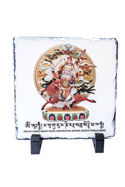 Feng Shui Placa (placheta) cu Regele Gesar din Ling - pentru depasirea obstacolelor