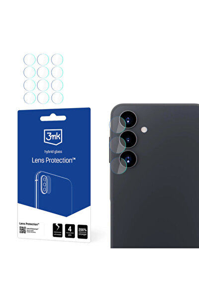 3MK Σετ 4 τεμαχίων] Προστατευτική μεμβράνη φακού Samsung Galaxy A16 4G, διαφανής