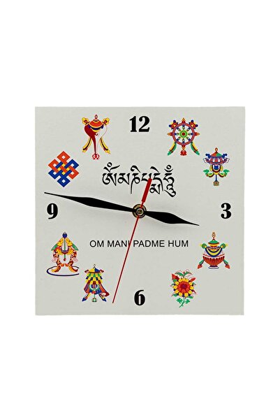 Feng Shui Ceas cu cele 8 simboluri tibetane