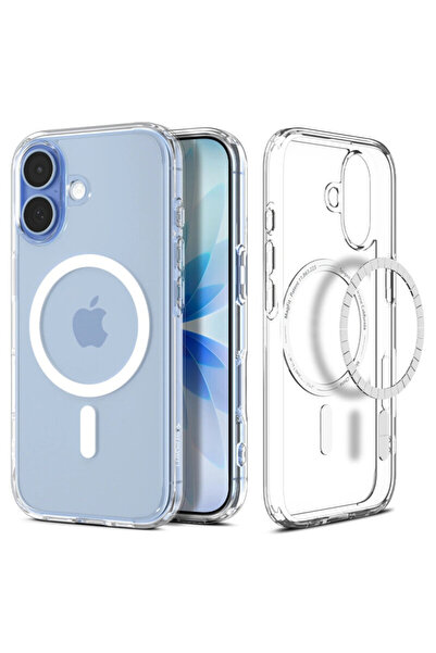 Spigen Husa iPhone 17 Ultra Hybrid MagSafe, transparenta