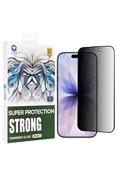 Lito Folie sticla iPhone 17 D+ Max Strong Privacy, negru