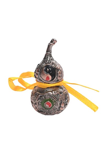 Feng Shui Wu Lou din metal rosu cu Yin si Yang