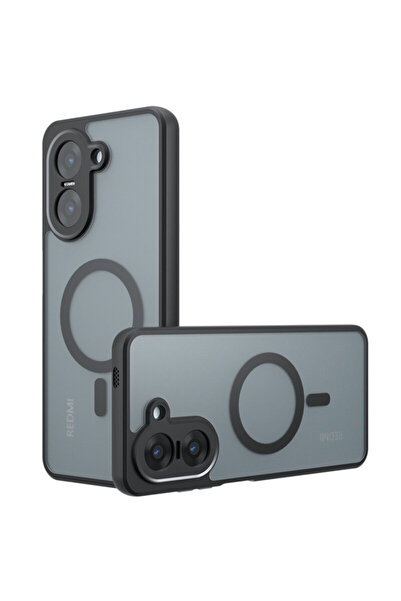 Techsuit Carcasă Xiaomi Redmi A5 4G (Standard) PureFrost MagSafe, negru înghețat