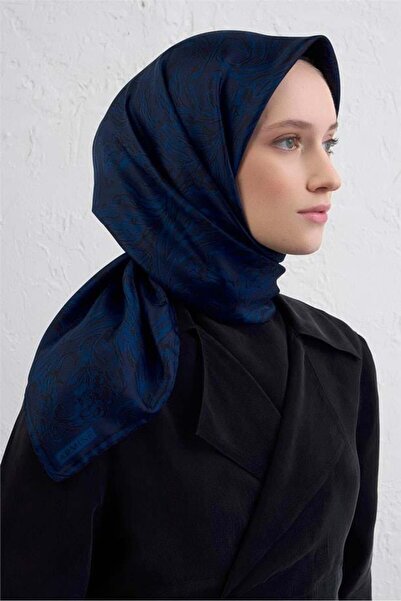 Armine Φουλάρι Sura Pure Silk 9431 - 03 Μπλε Μικτό σχέδιο