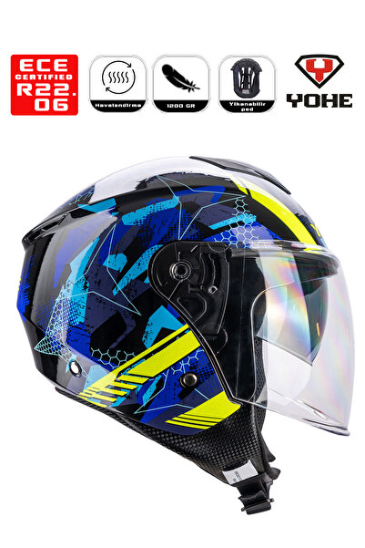 Yohe Jet Motor Kaskı (Ece-22.06)