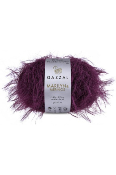 Gazzal Merino Merlyn El Örgü İpi 100 gr 280 mt Merinos Yün Akrilik Karışımlı ...