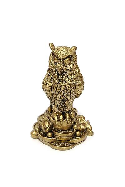 Feng Shui Bufnita aurie pe monede