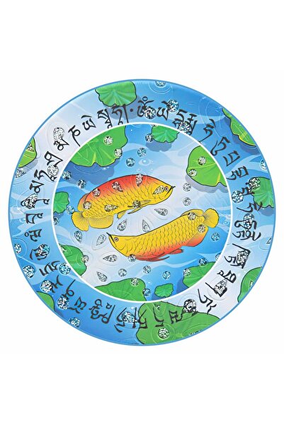 Feng Shui Abtibild sticker cu oglinda pentru prosperitate - mare