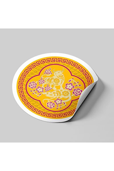 Feng Shui Sticker with secret friends - Ox and Rat 2025 - small