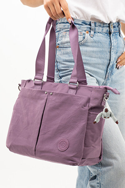 Çantaland Geantă de umăr și crossbody din țesătură Crinkle pentru femei – cu ...