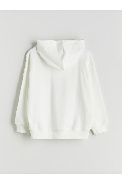 LC Waikiki Sparkling Choices from Shining Store | Hooded Hello Kitty Printed Girls' Sweatshirt