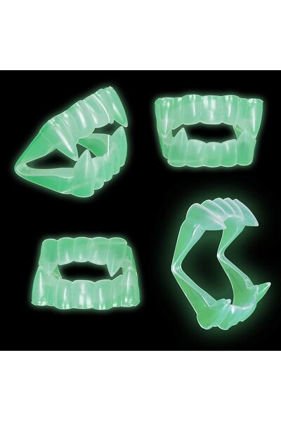 Veraura Lifestyle Phosphorescent Double False Teeth Vampire Fangs