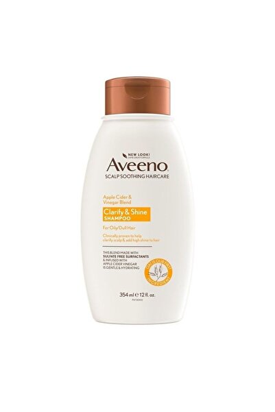 AVEENO Sulfate-Free Apple Cider Vinegar Shampoo for Hair Balance and Shine