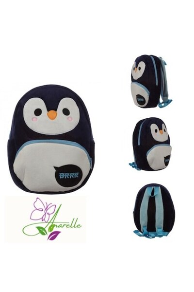 Manolex Rucsac scoala/Gradinita/Afterschool, model 3D Pinguin