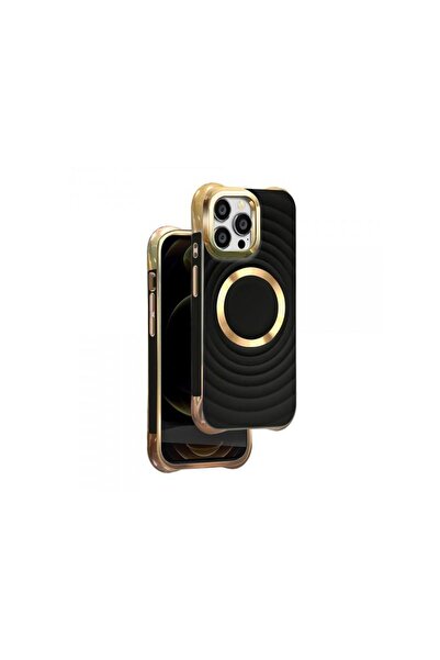 OEM Husa MagSafe pentru Samsung Galaxy S23 FE S711 Circle Glam Neagra