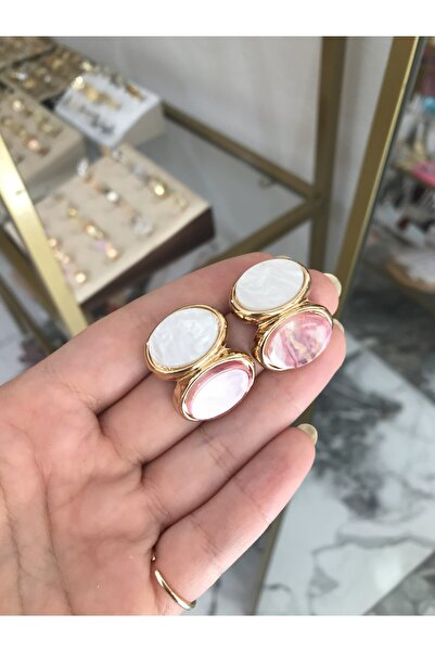 the ASEL İNCİ أقراط سيراميك مزدوجة اللون