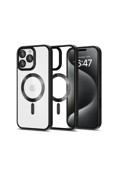 Tech-Protect Husa MagSafe pentru Apple iPhone 16 Pro Magflex Satin Neagra