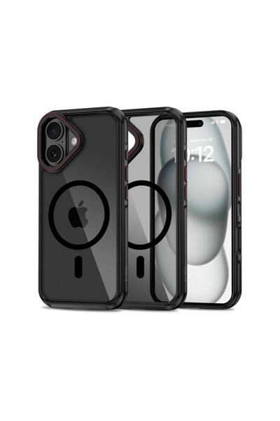 Tech-Protect Θήκη MagSafe για Apple iPhone 16 Maghybrid Μαύρη