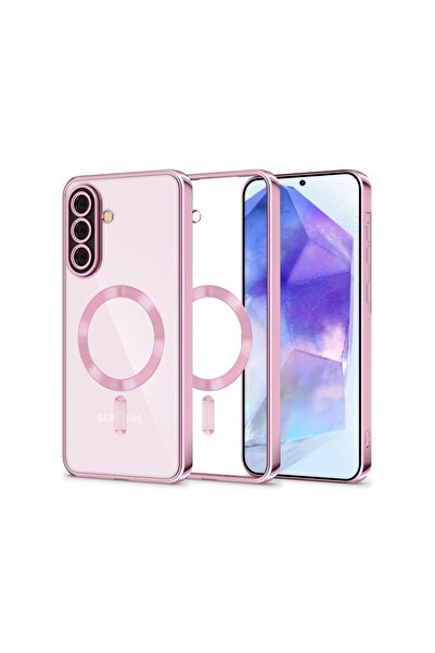 Tech-Protect Husa MagSafe pentru Samsung Galaxy A56 A566 Magflex Roz Aurie