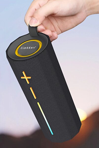 No7tech Earldom A39 RGB Işıklı Süper Bass BT 5.3 Kablosuz Hoparlör - Siyah