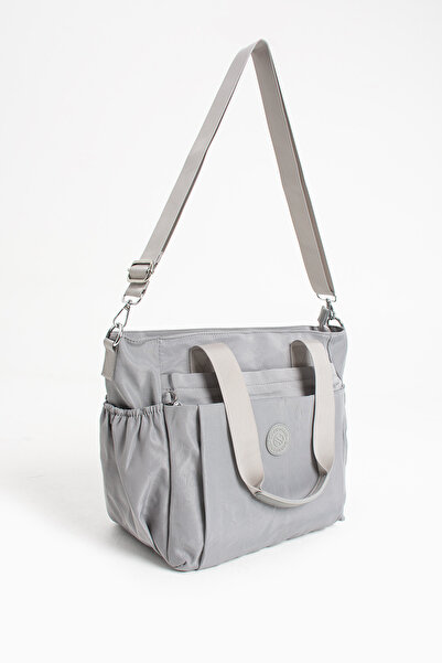 Sanmorris 4017 Women's Large Size Compartmentalized Waterproof Parachute Fabric Crossbody and Shoulder Strap Bag