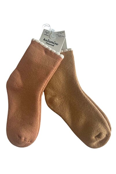 ww waka waka kids store Çocuk Termal Çorap 3’lü Set Yaş Pamuklu Kışlık Çorap