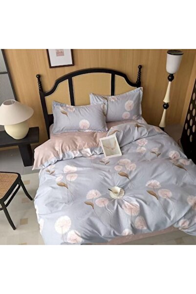Casa de Vis Set lenjerie de pat, 1 persoana, 150 x 220 cm, finet satinat, 4 piese