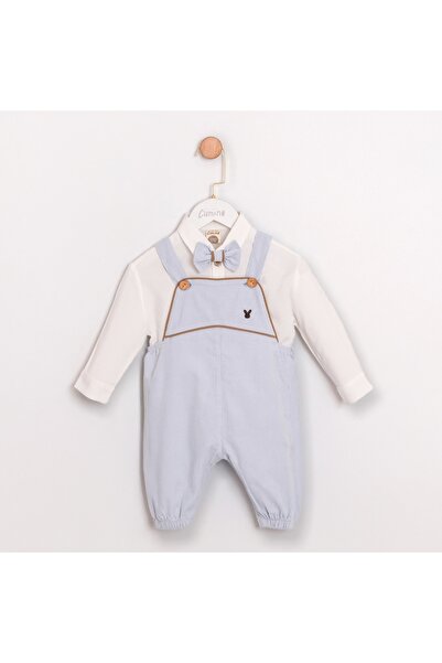 Momercy Petit Chic Shirt and Bow Tie Baby Boy Salopet Set