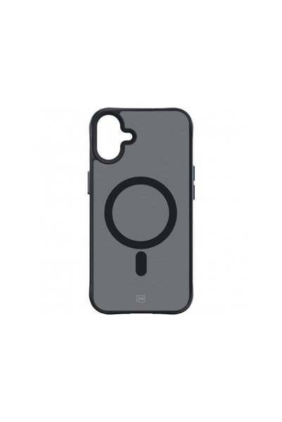 3MK Husa MagSafe pentru Apple iPhone 16 Plus Smoke MagCase Neagra