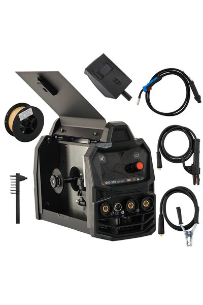 DDT Aparat de sudură/invertor MIG/MMA PROFESIONAL cu electrozi și sârmă, 220 ...