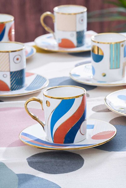 ACAR MUBA CONSEPT DESİNG 6 KİŞİLİK KAHVE FİNCAN TAKIMI 90 ML