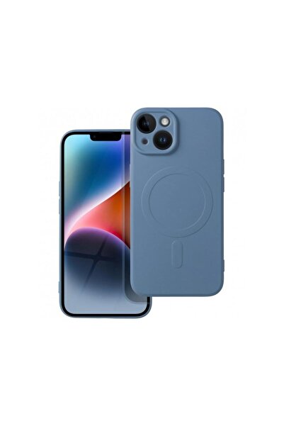 OEM Husa MagSafe pentru Apple iPhone 14 Silicone Mag Albastra