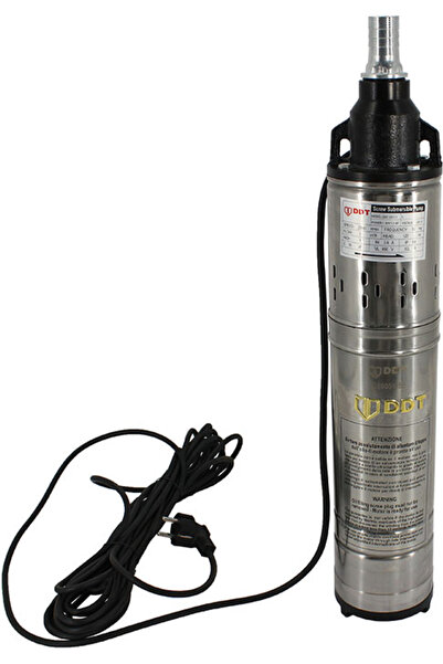 DDT Pompă submersibilă, DDT, QGD120, 1,1 kW, Inox+Fontă, 3 m³/h, 120 m