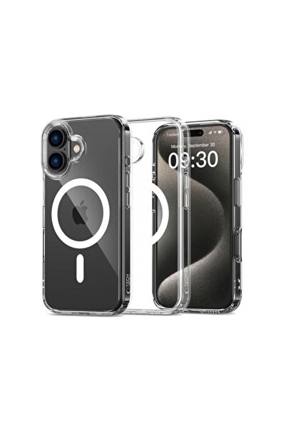Tech-Protect Θήκη MagSafe για Apple iPhone 16 Flexair Hybrid Διαφανής