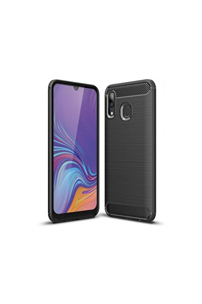 Forcell Husa pentru Samsung Galaxy A40 A405 Carbon Neagra