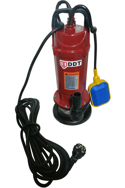 DDT Pompă submersibilă cu plutitor, DDT, QDX-16, 370 W, Roșu/Negru