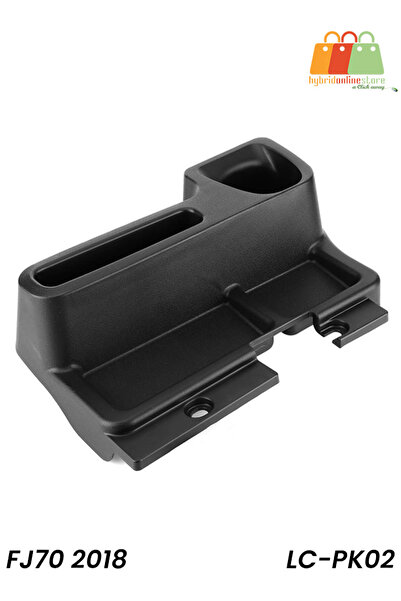 Generico منظم صينية صندوق الكونسول الوسطي لسيارة تويوتا لاند كروزر FJ70 موديل 2018 – حامل تخزين LC-PK02