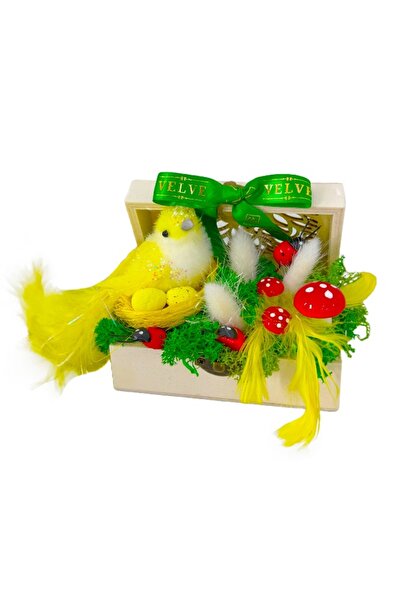 velve Decoratiune Paste handmade, cu licheni stabilizati si elemente decor,ci...