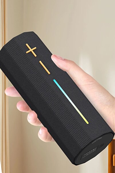 No7tech Earldom A39 RGB Işıklı Süper Bass BT 5.3 Kablosuz Hoparlör - Siyah