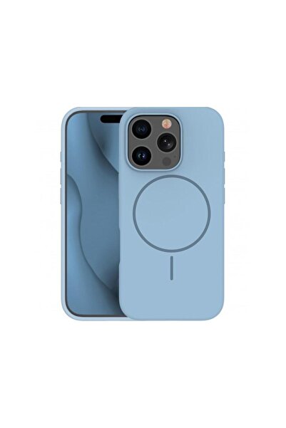 OEM Husa MagSafe pentru Apple iPhone 14 Pro Silicone Thin Bleu