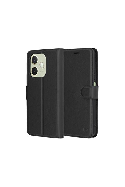 Techsuit Husa pentru Oppo A5 Pro 4G / A5 Pro Leather Folio Neagra