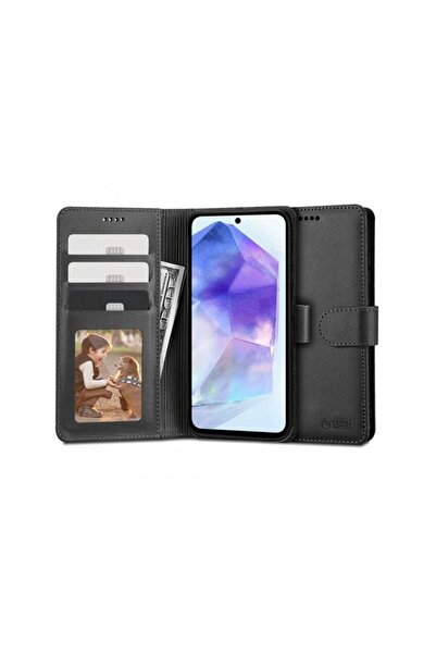 Tech-Protect Husa pentru Samsung Galaxy A55 5G A556 Wallet Neagra