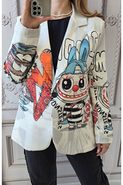 GLAMSI Women's jacket with cheerful prints, LaBubu