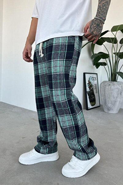 HAFKAGİYİM Зелени ленти, унисекс, свободни пижами